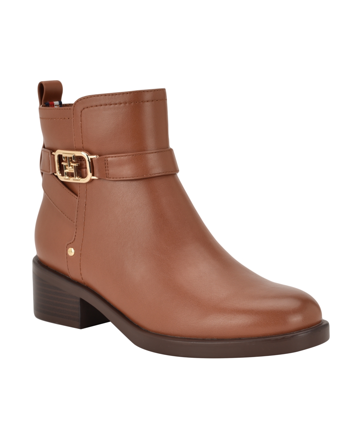 Tommy Hilfiger Ivaide Bootie In Brown
