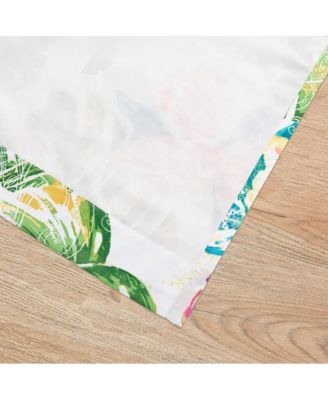 Tropics Window Valance - 84x16", Coral