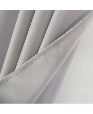 Gilbert Solid Single Grommet Curtain Panel Pair - 54x84", Gray