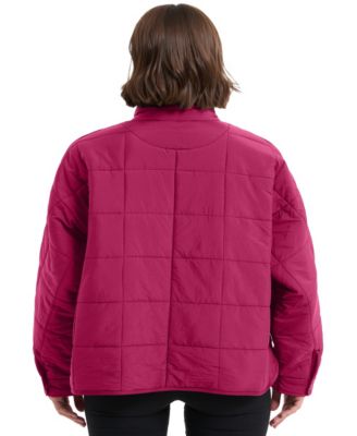 Women's Crinkle Oversized Quilted Jacket