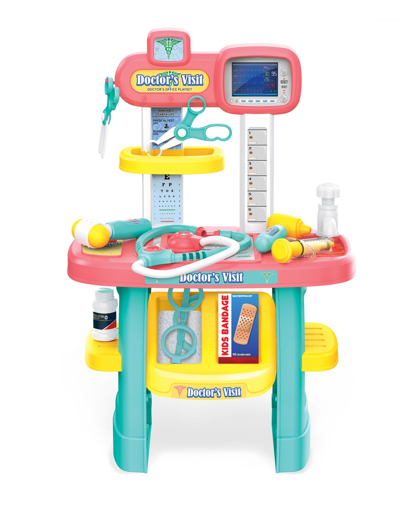 Детский игровой набор World Tech Toys Doctor's Visit Working Faucet 20-Piece Playset, Ages 3+ — фото 1