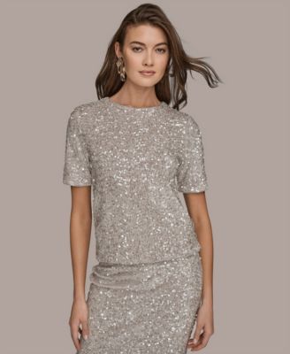 Donna Karan New York - Women's Sequin Detail Top