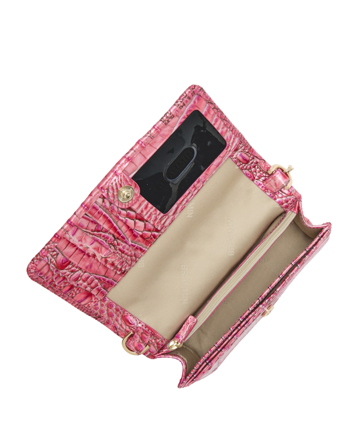 Brahmin Minuette Melbourne Mini Leather Crossbody Bag