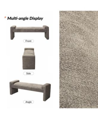 Arlesia 58.5'' W Modern Upholstered Accent Bench