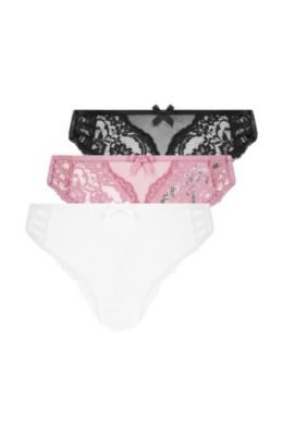 Hunkemoller Women's 3-pack Belle Brazilian Briefs