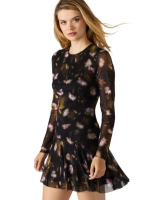 Women's Bliss Long-Sleeve Fit-and-Flare Dress