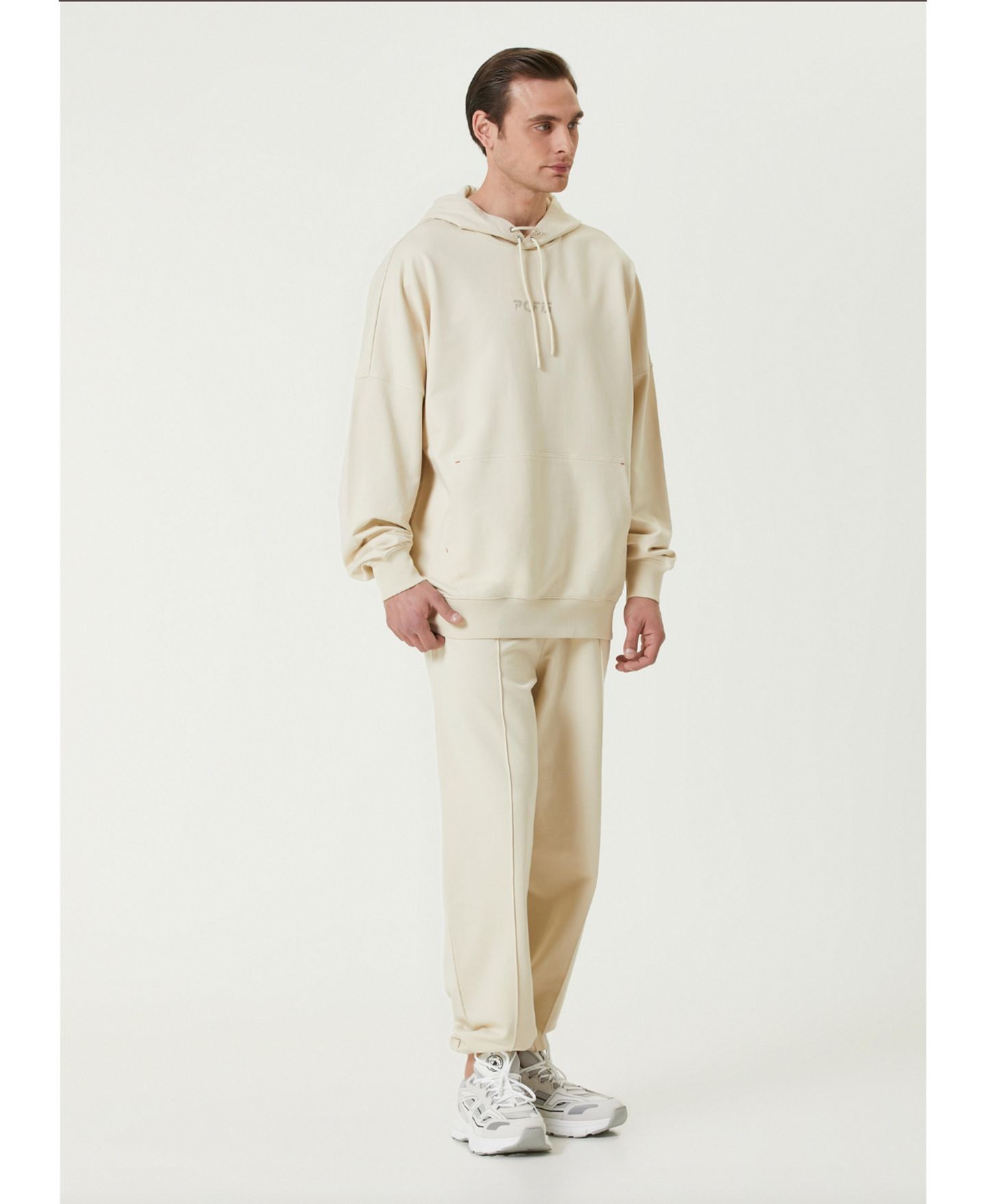 Мужские брюки PCFG Free Heaven Cotton Sweatpants, цвет: Бежевый — фото 6