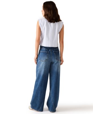 Women's Alessa Sleeveless Button Front Top