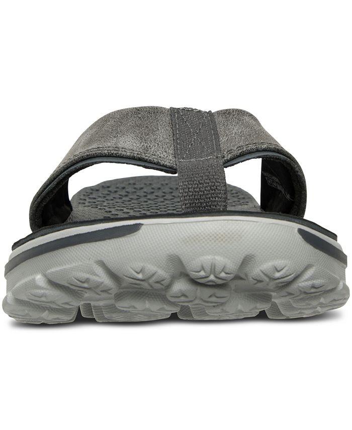 Skechers Men's GOwalk 3 - Stag Thong Athletic Sandals from Finish Line ...