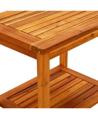 Coffee Table Brown Solid acacia wood with oil finish