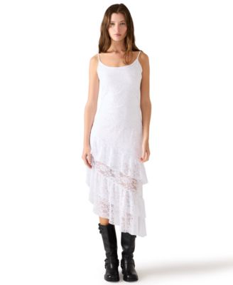 Steve Madden - Women's Lorene Collarless Fit-and-Flare Dress