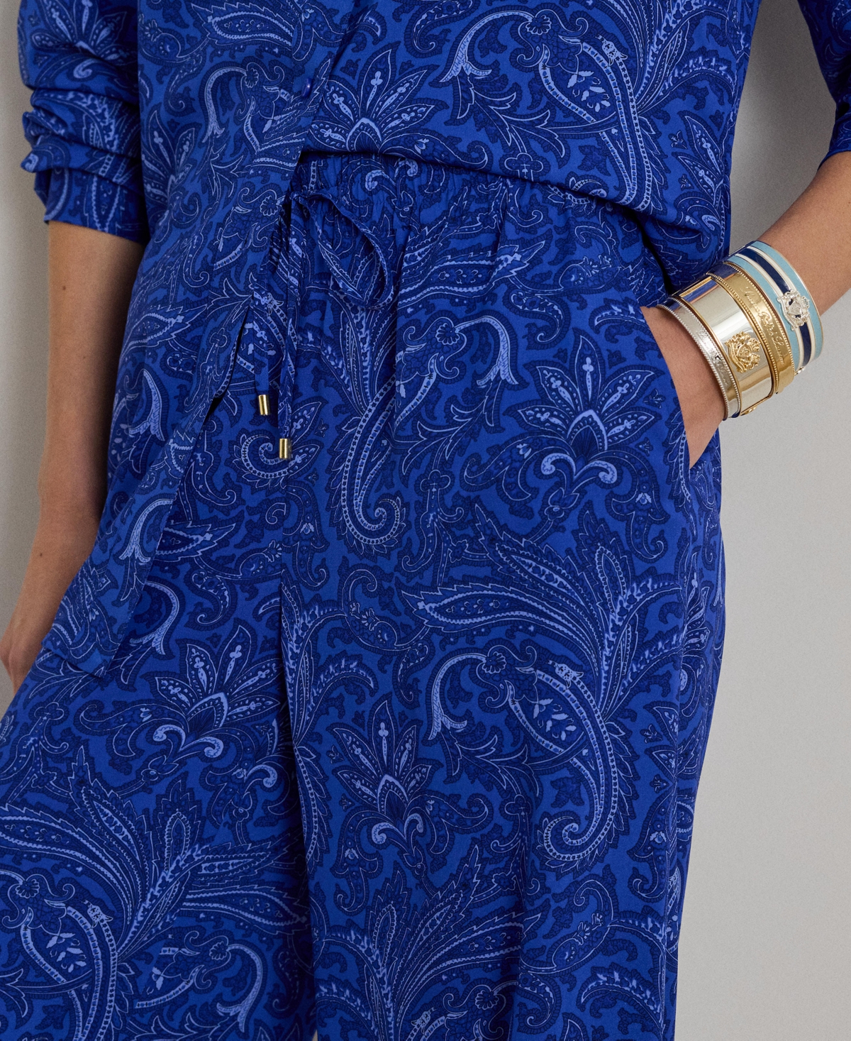 Lauren Ralph Women's Wide-Leg Pants