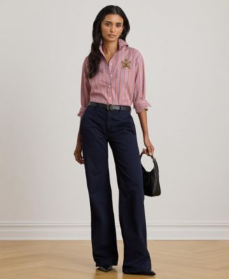 Women's Striped Broadcloth Shirt