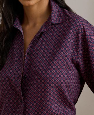 Women's Foulard Print Shirt
