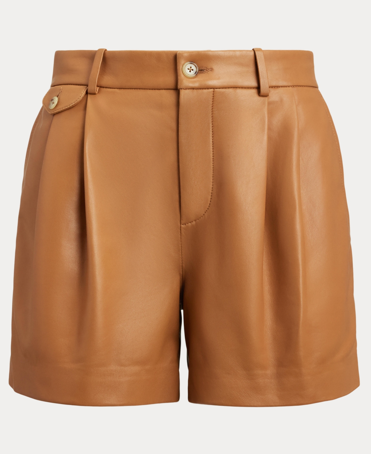 Lauren Ralph Women's Wide-Leg Pleated Shorts