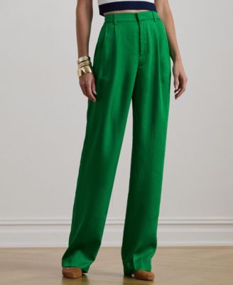 Women's Pleated Tapered Pants