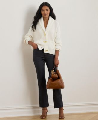 Lauren Ralph Lauren - Women's Coated High-Rise Straight Ankle Jeans