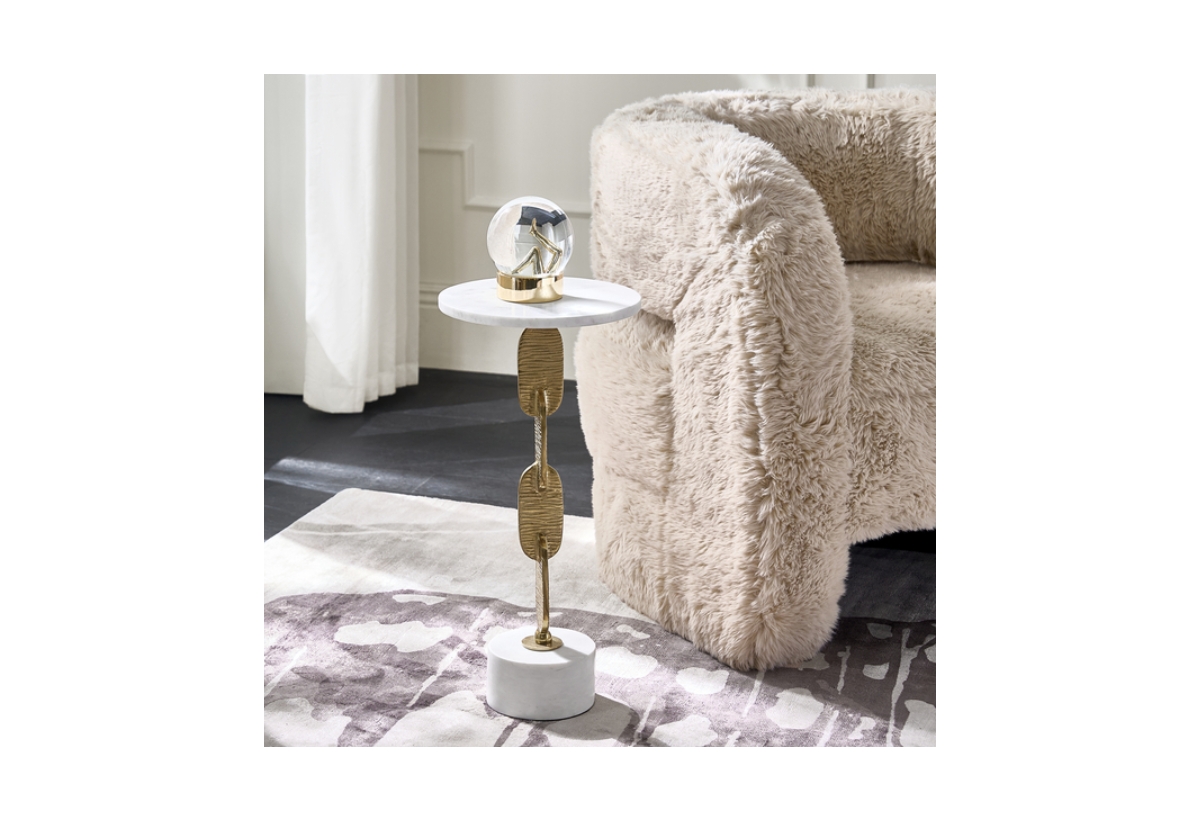 Z Gallerie Luna Side Table