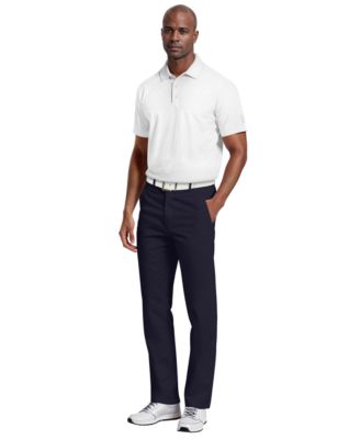 Men's Solid Cooling Texture Polo Shirt