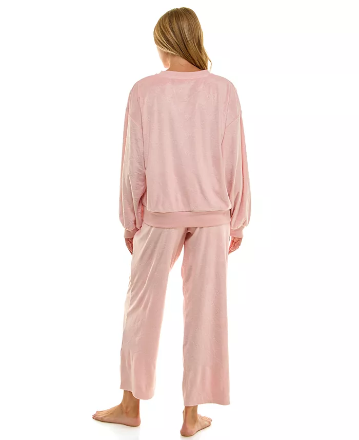 Women's Long-Sleeve Crew Neck and Pant Set - thumbnail 8