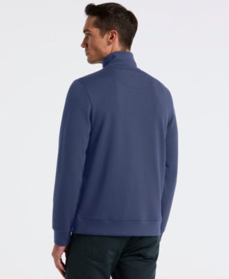 Men's Neoprene Quarter-Zip Long-Sleeve Sweater