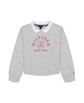Tommy Hilfiger - Girls 7-16 Collared Sweatshirt