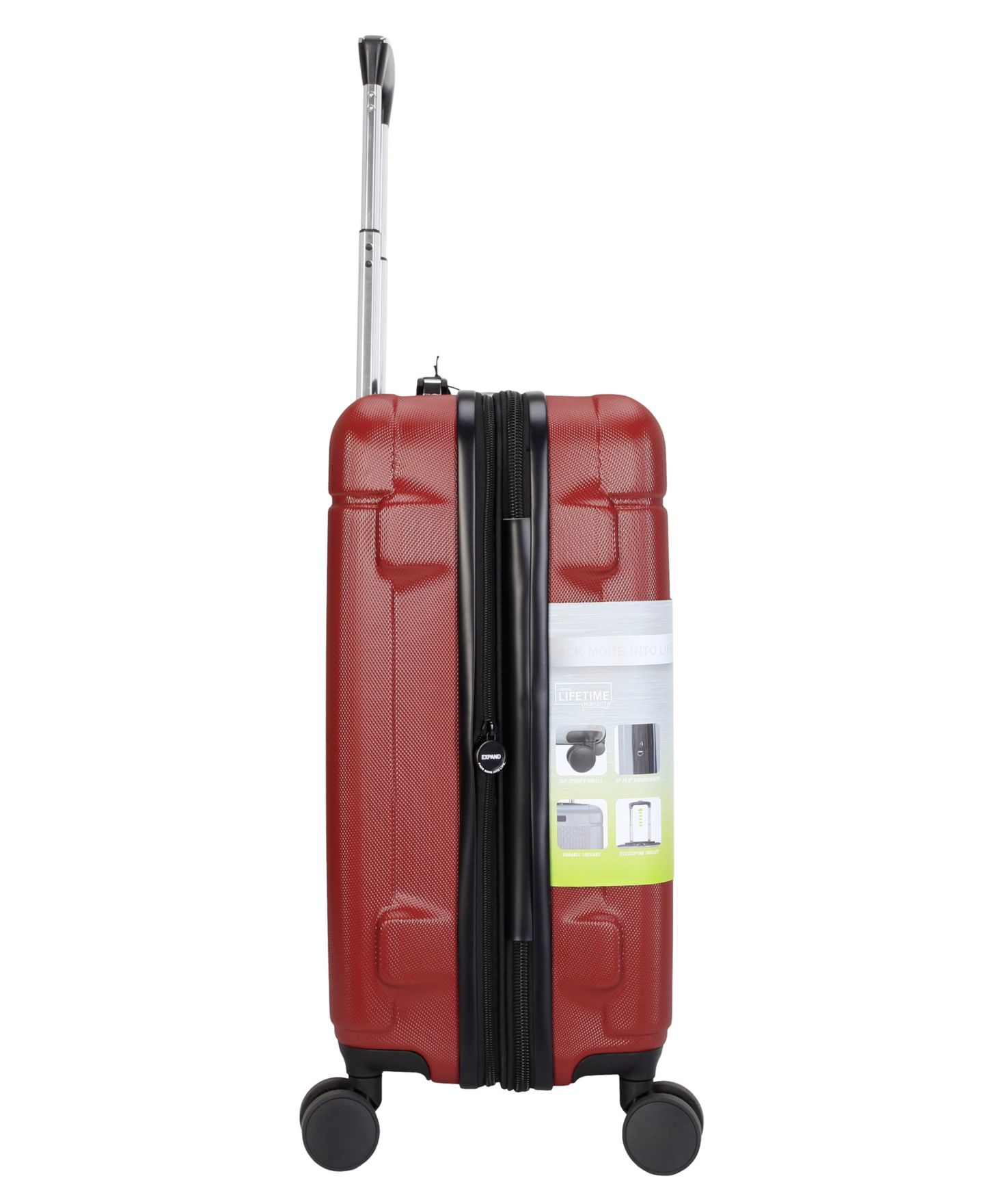 Чемодан Kenneth Cole Reaction Midtown 20" Hardside Expandable Carry-On Luggage, цвет: Кирпичный — фото 4