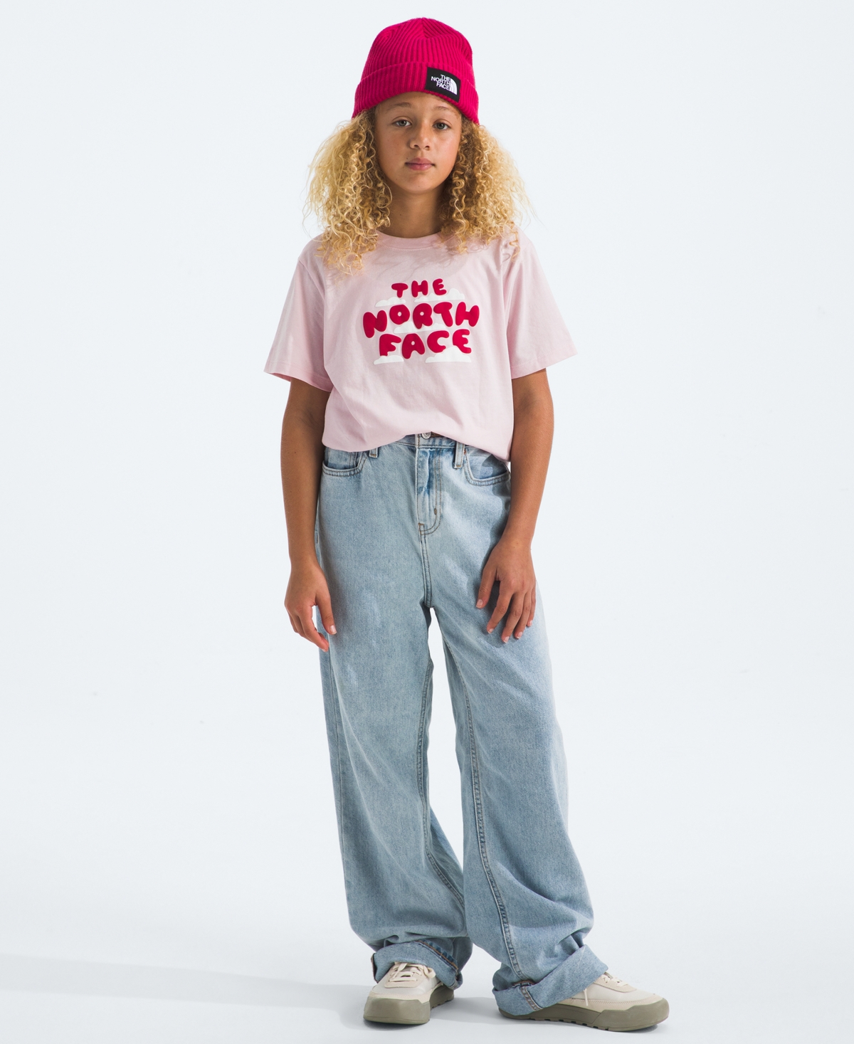 The North Face Boys And Girls 6-16 Evolution Bubble Cloud Short-sleeve T-shirt In Blue