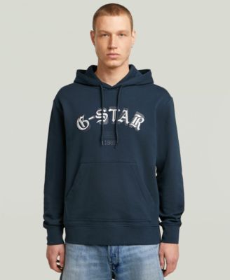 Men's Embroidered Logo Graphic Hoodie