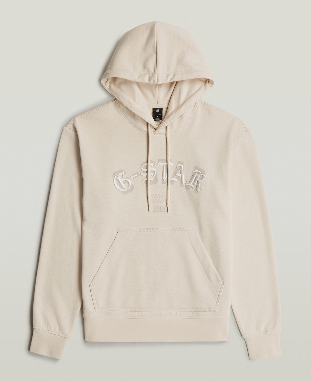 G-Star Raw Men's Embroidered Logo Graphic Hoodie