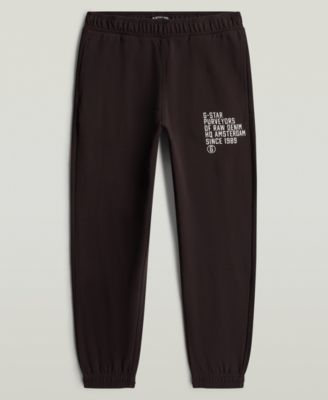 Men's Print Loose Tapered Sweatpants