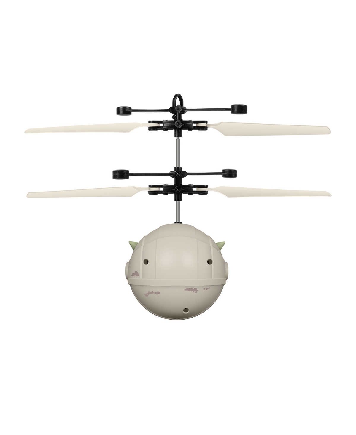 World Tech Toys Star Wars The Mandalorian Baby Yoda "the Child" Sculpted Head Ufo Helicopter In Transparent