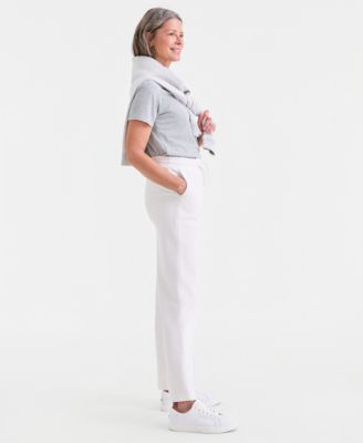 Women's Solid Corded Knit Pants, Macy's Exclusive