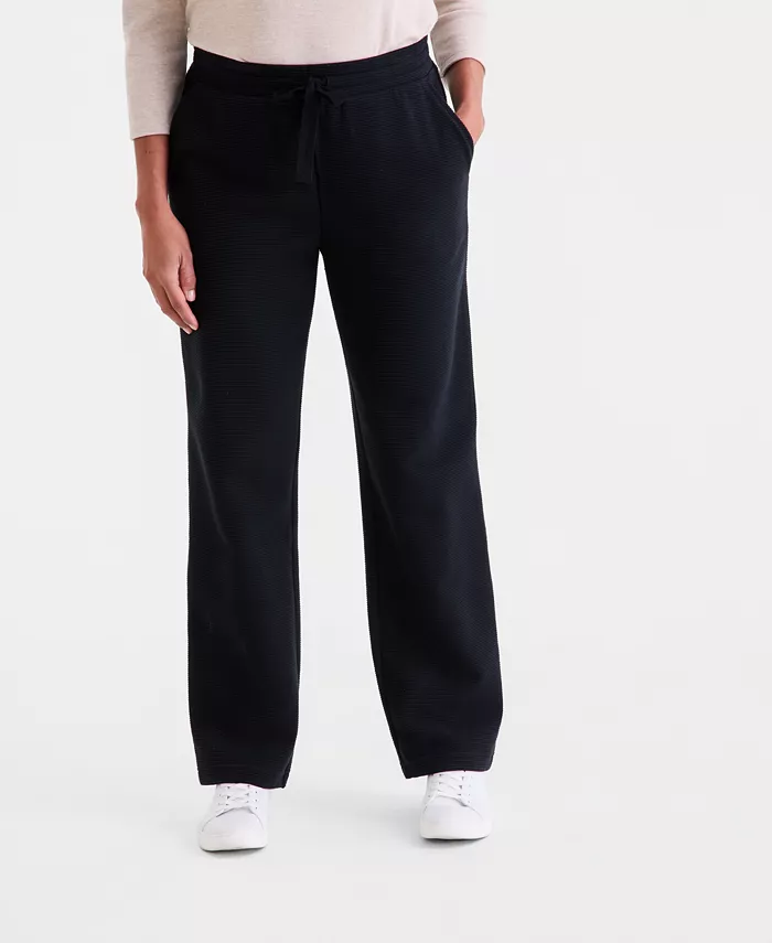 Women's Textured Sweatpants - thumbnail 10
