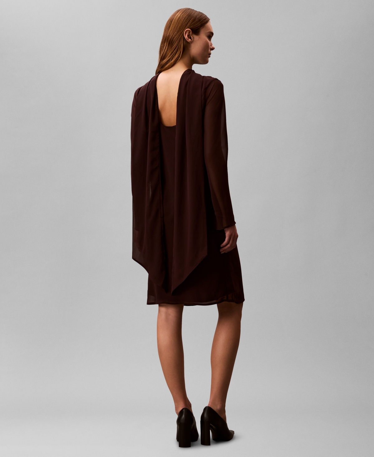 Calvin Klein Women's Long-Sleeve Mini Dress