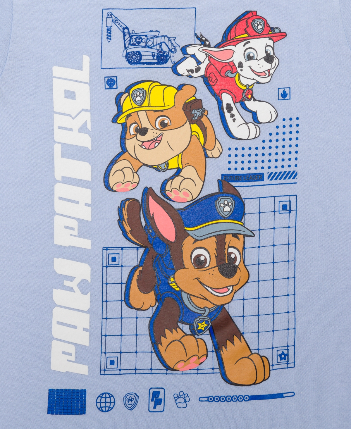 Paw Patrol Boys Toddler 2T-5T Digi Pups Short-Sleeve T-Shirt