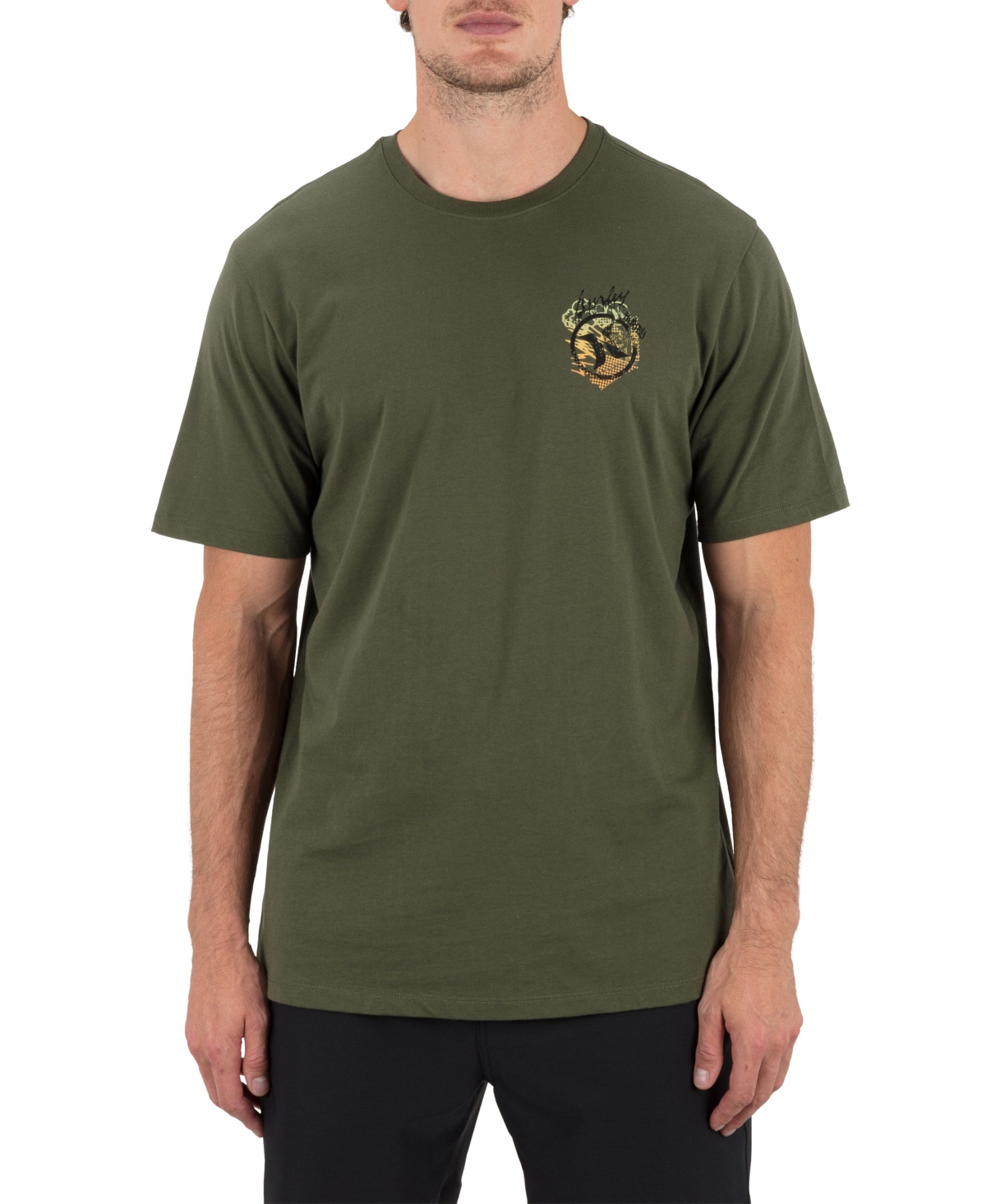 Hurley Men's Crusty Short-Sleeve Crewneck T-Shirt