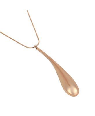 Women's The Elongated Drip Jewellery Set - Pale Gold