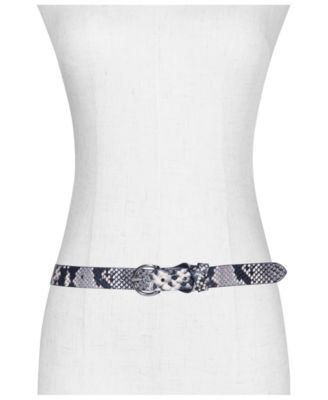 Women's 25mm Snake Leather Belt