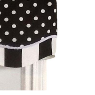 Dotty Style High Quality 3" Rod Pocket Valance by RLF Home