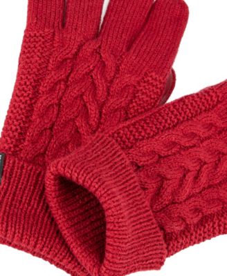 Women's Touchscreen Cable Knit Gloves