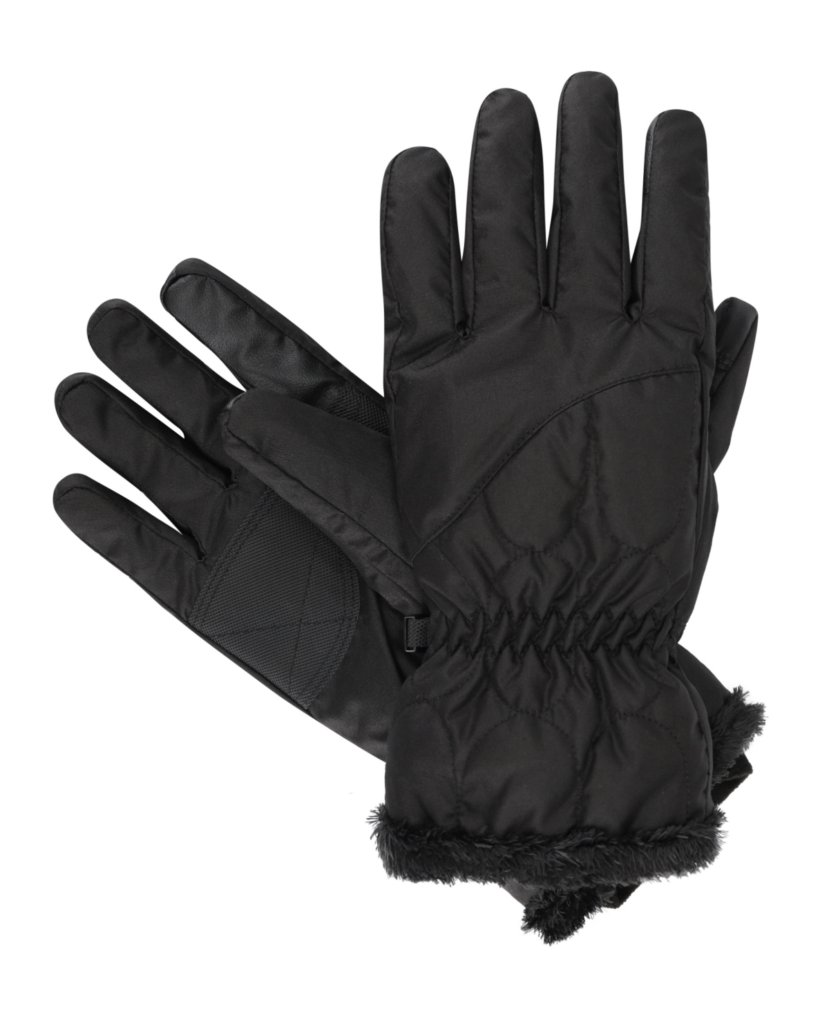 Isotoner Women's Water Repellent Touchscreen Gloves In Black