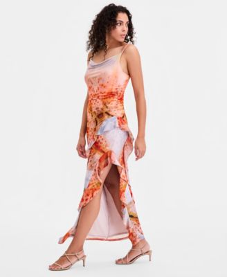 Women's Ruffled Sleeveless Dress, Macy's Exclusive