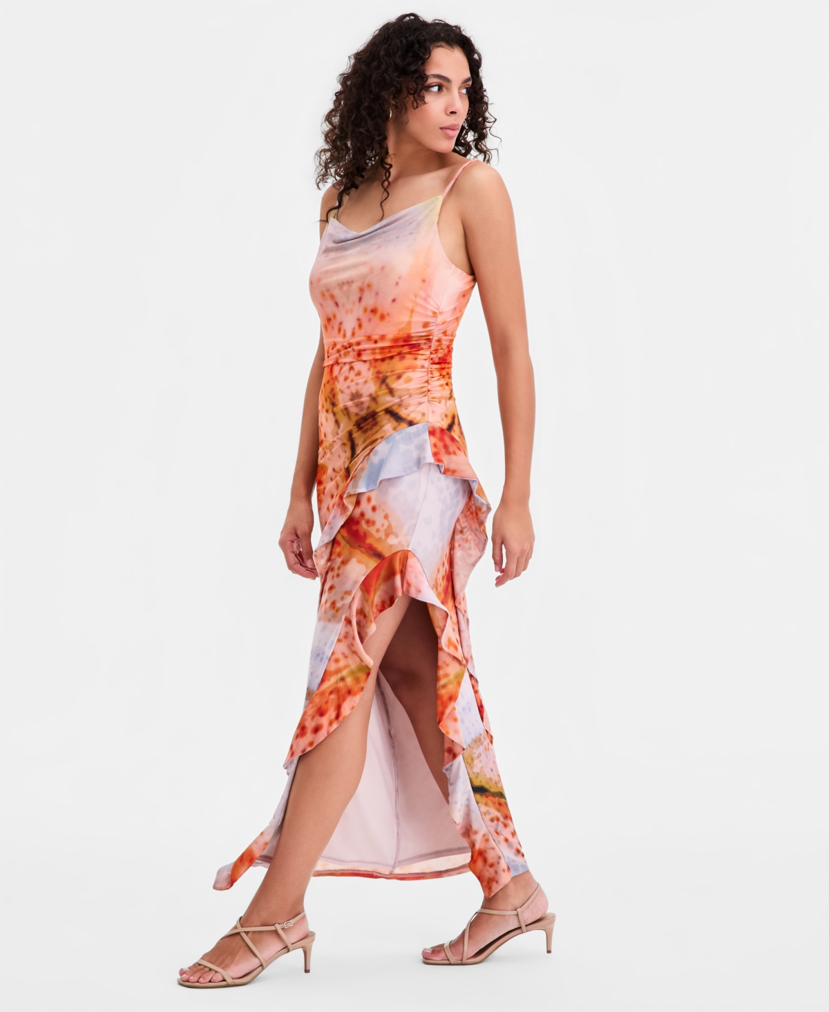 Bar Iii Women's Ruffled Sleeveless Dress, Macy's Exclusive