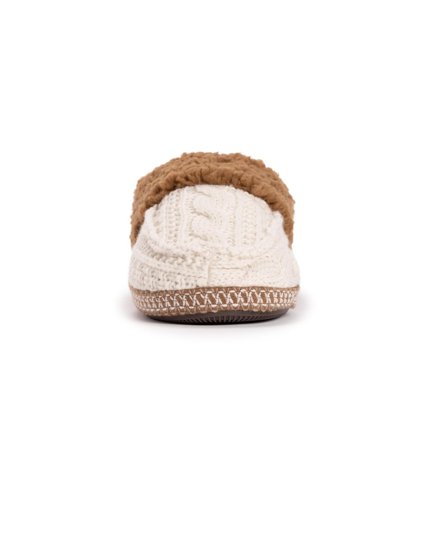 Женские тапочки MUK LUKS Moselle Slippers, цвет: Слоновая кость — фото 4