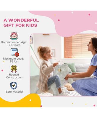 Rocking Horse Elephant Rocker with Realistic Sounds for Years 2-4