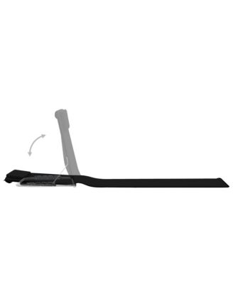 Beach Chair Set of 2 Black Polyester fabric and steel frame Large