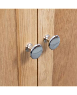 Corner Cabinet Brown Solid oak and MDF with oak veneer