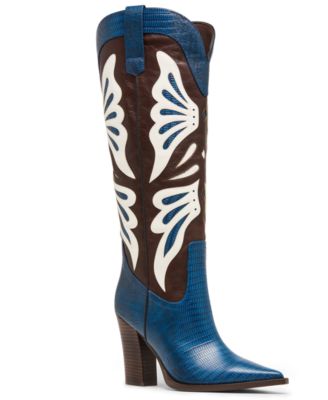 Women's Kaz Knee-High High-Heel Western Cowboy Boots