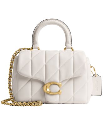 Quilted Tabby Mini Leather Top Handle Bag